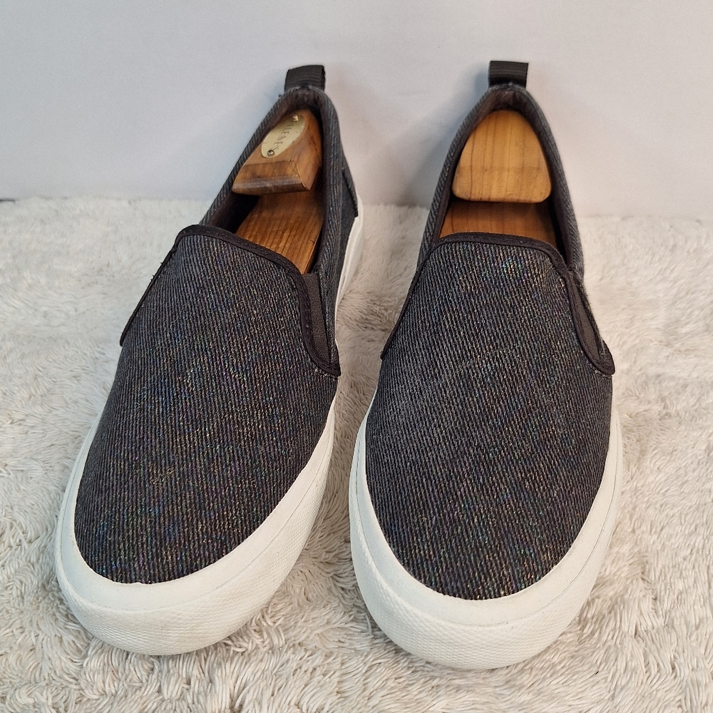 Sperry Pier Wave TG Sparkle dark grey.